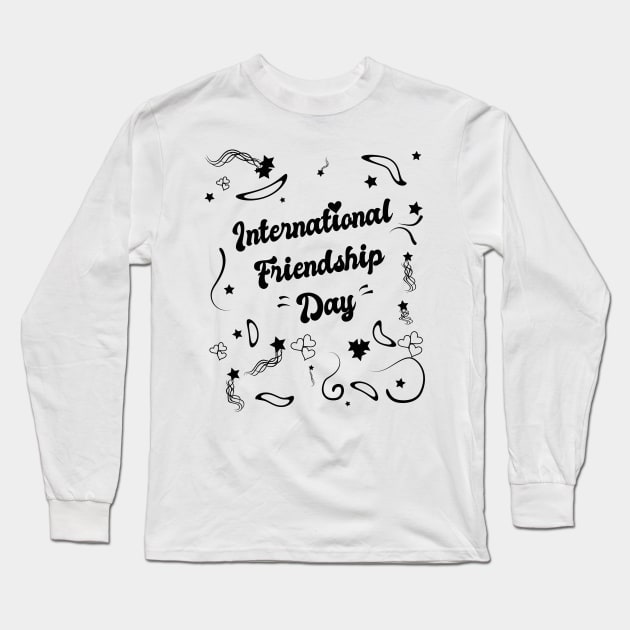 International Friendship Day Long Sleeve T-Shirt by NekroSketcher